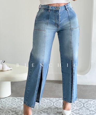 Jeans bota abierta Lola
