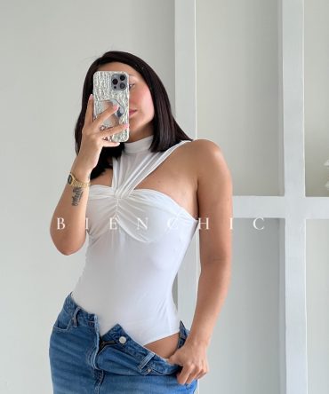 Body Blanco Cuello alto Olivia