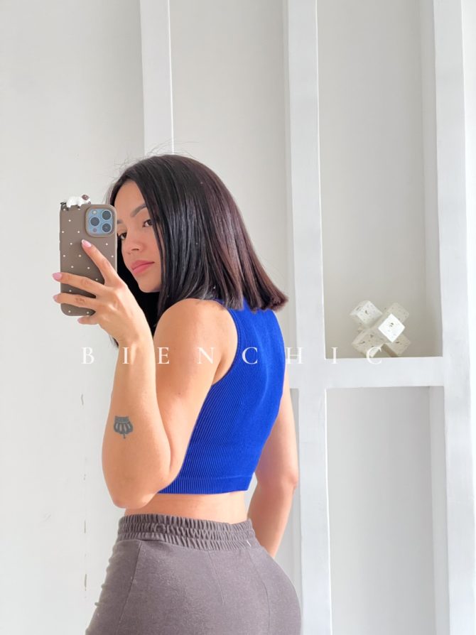 Top Olímpico Azul Francis