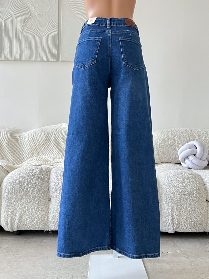 Jeans Wide Leg Con detalle Alessa