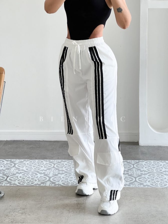 Pantalón De Rayas Cargo Amy