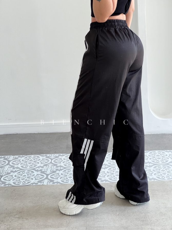 Pantalón De Rayas Cargo Amy