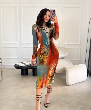 Vestido Mesh de Print