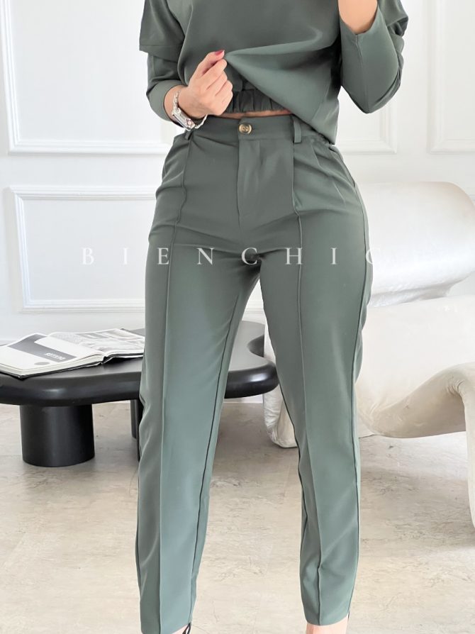 Conjunto (set) Verde Cobalto Ana