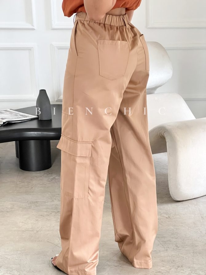 Pantalon Cargo Camel