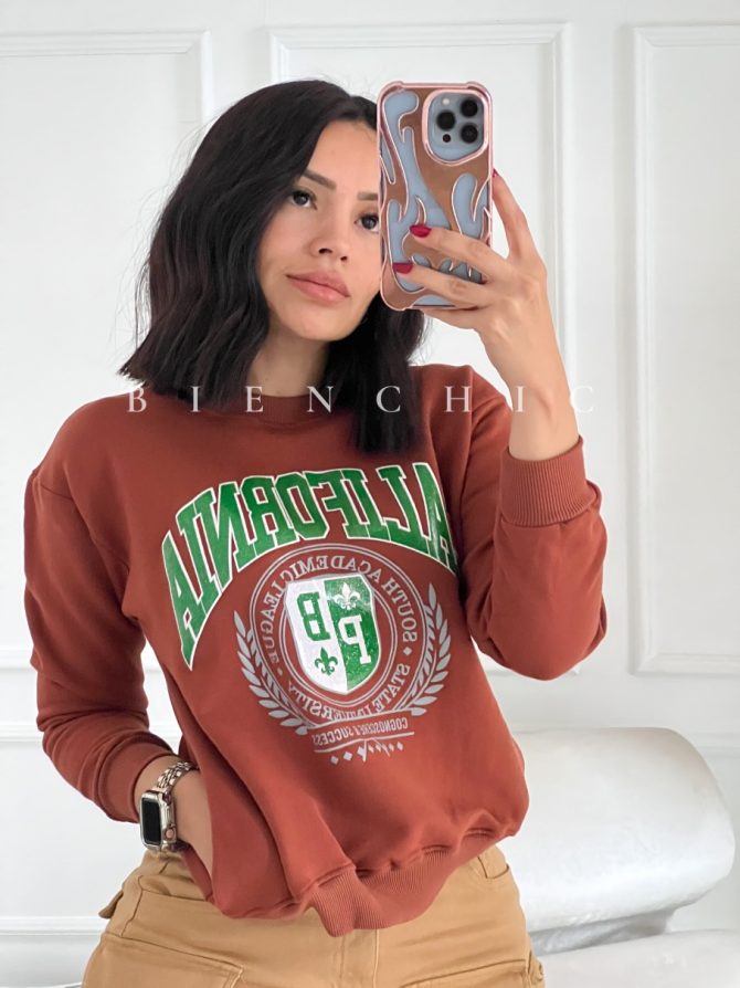 Sueter California Ladrillo