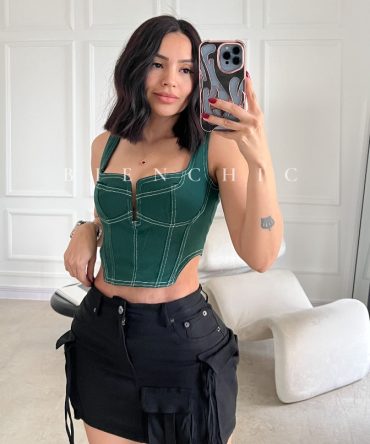Bustier Verde Isa