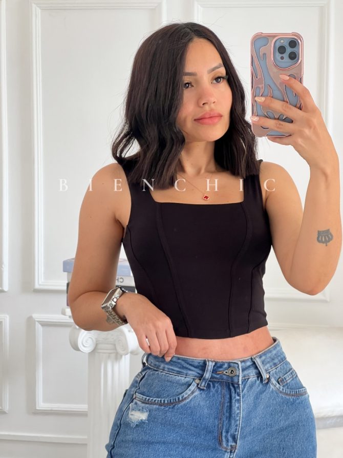 Top Negro Basico camila