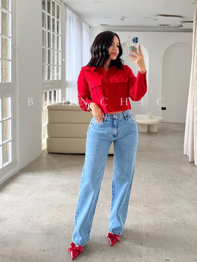 Camisa en crochet Mercedes