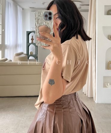 Falda Cuerina Romina