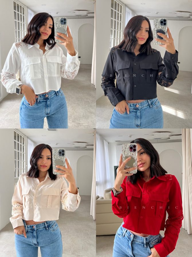 Camisa en crochet Mercedes