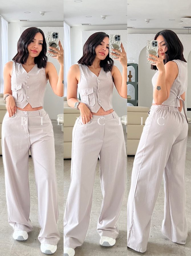 Conjunto (Set) de Lino Rose