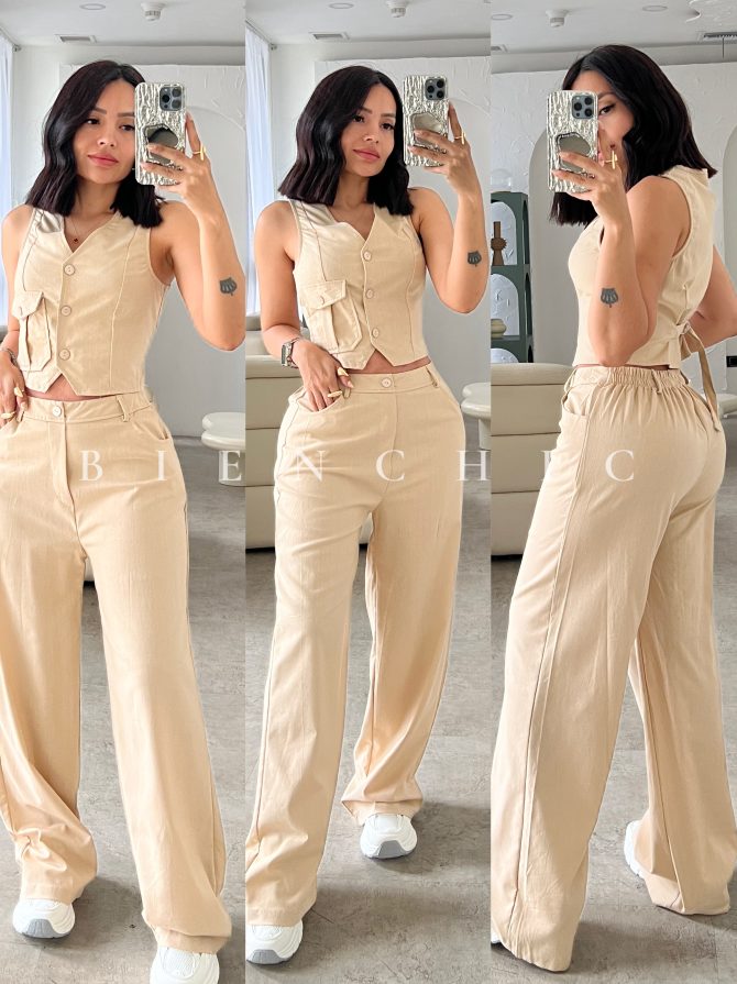 Conjunto (Set) de Lino Rose