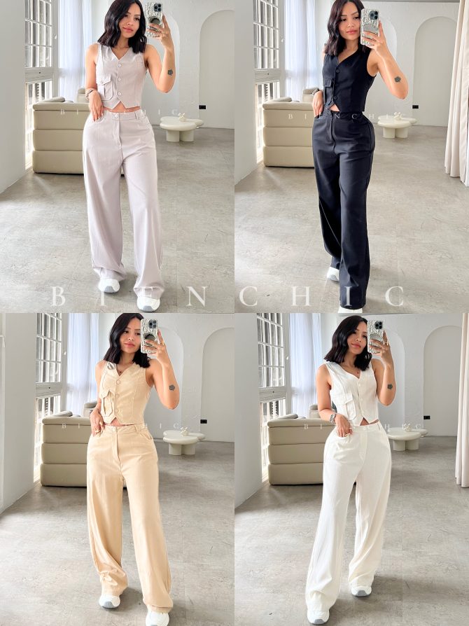 Conjunto (Set) de Lino Rose