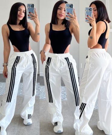 Pantalón De Rayas Cargo Amy