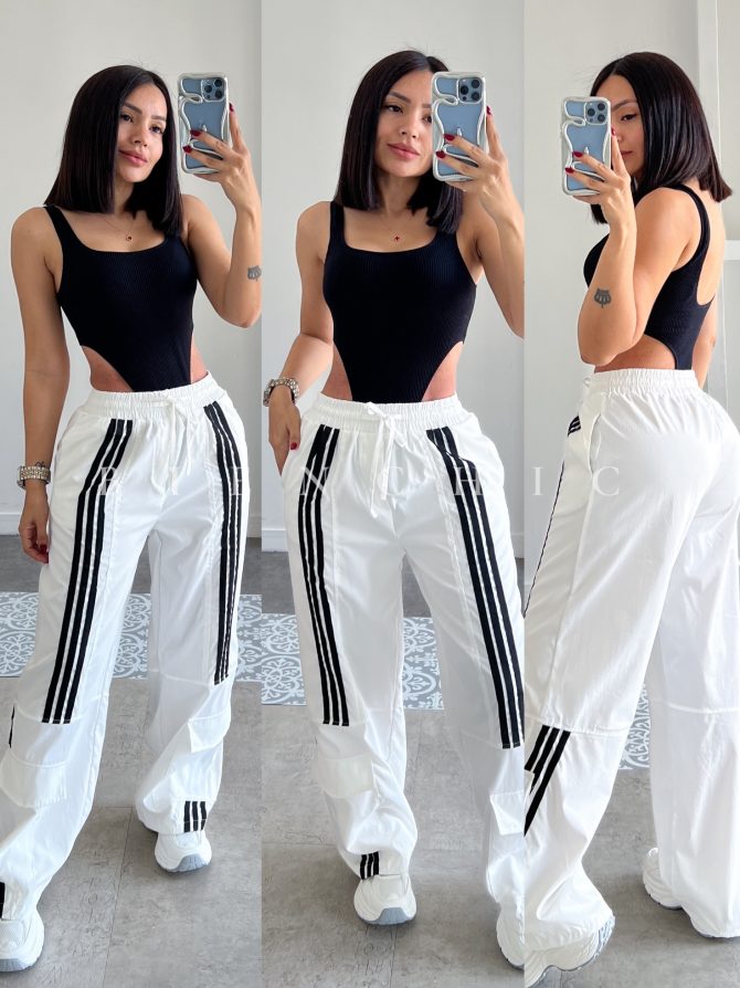 Pantalón De Rayas Cargo Amy