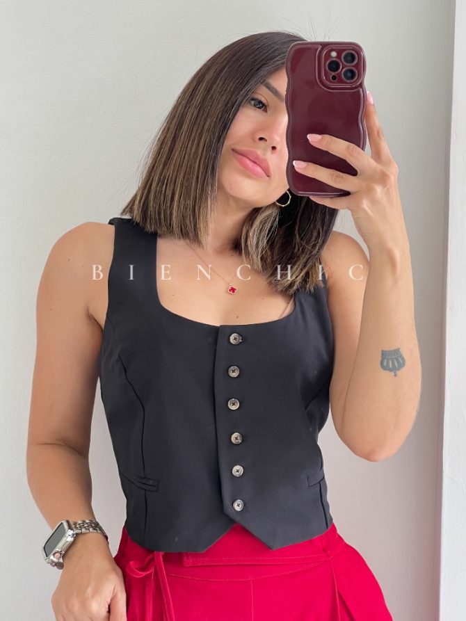 Chaleco Negro Eleonor