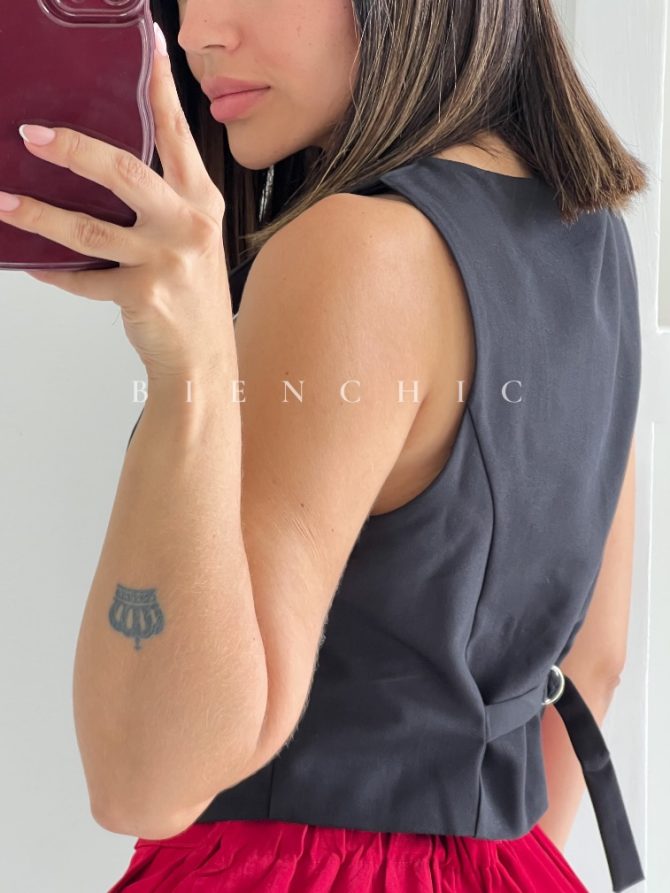 Chaleco Negro Eleonor