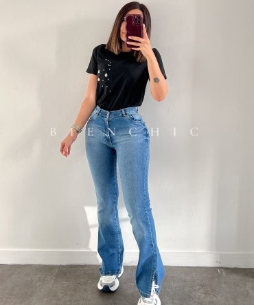 Camiseta con Perlas Indra
