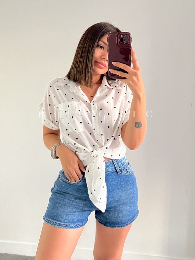 Camisa de Lunares Pequeños
