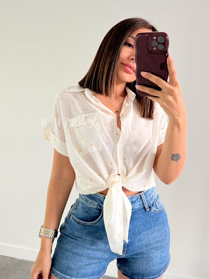 Camisa de Lunares Pequeños