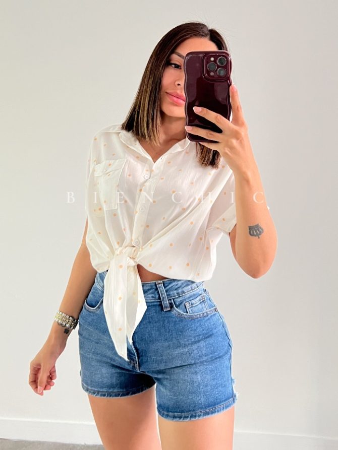 Camisa de Lunares Pequeños