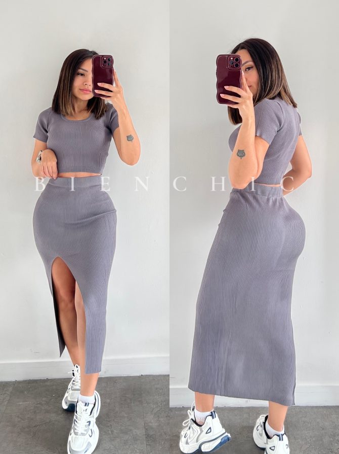 Conjunto (Set) Falda y Top Lis