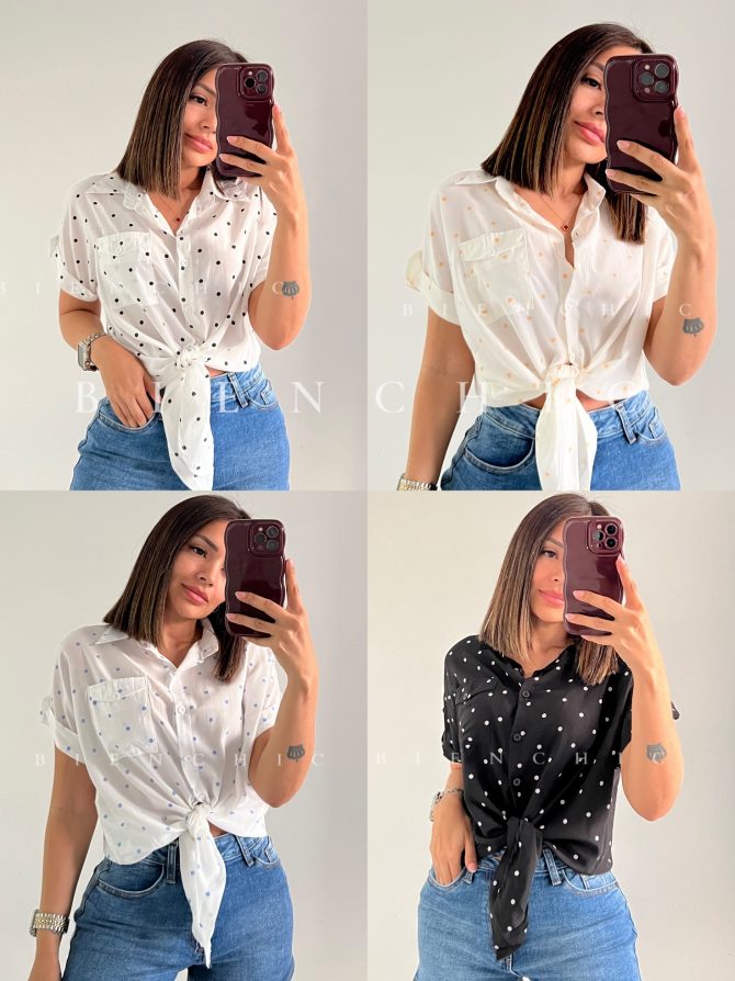 Camisa de Lunares Pequeños
