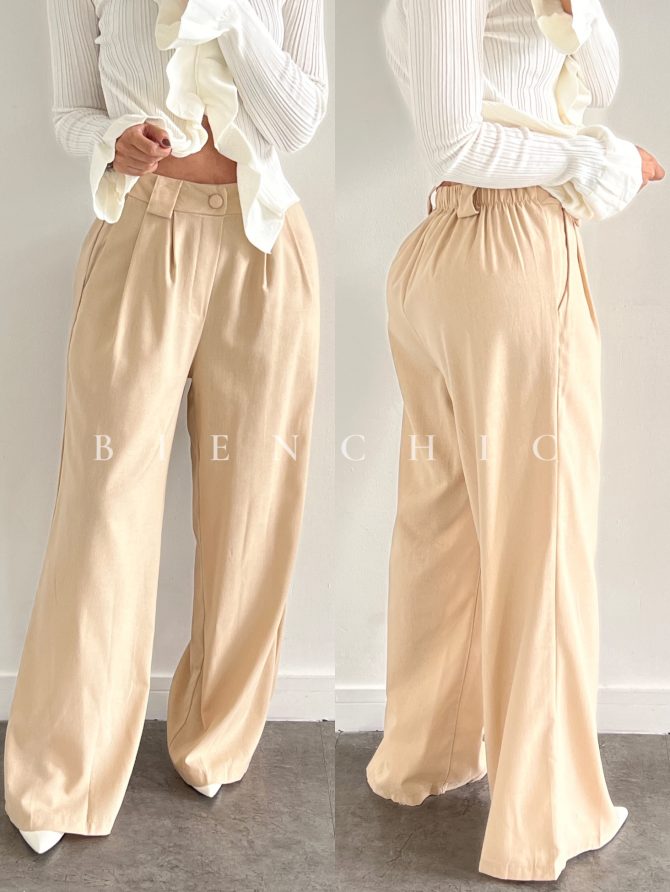 Pantalon De Lino Sofia