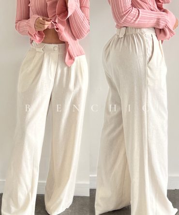 Pantalon De Lino Sofia