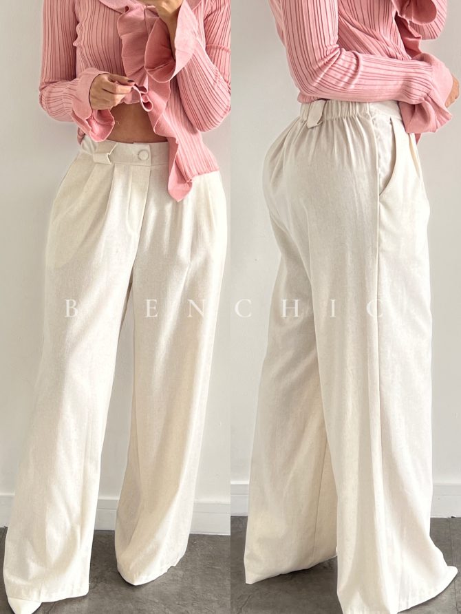 Pantalon De Lino Sofia