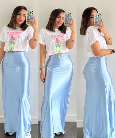 Falda Seda Aura