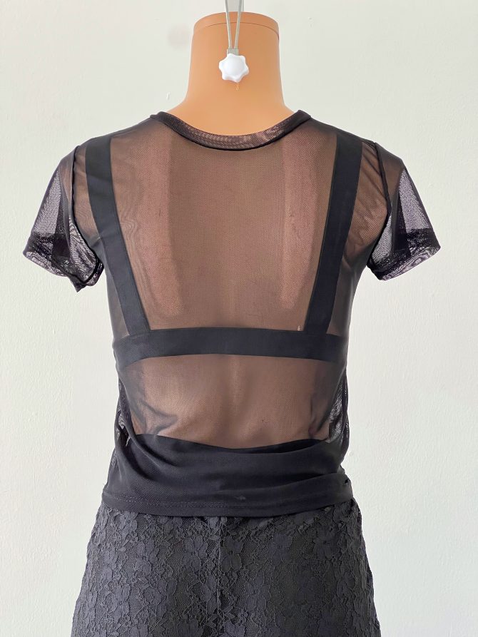 Top mesh manga corta Ciela