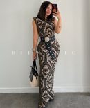 Maxi vestido tejido Kori