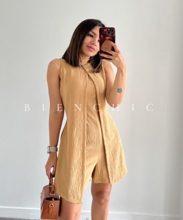 Romper braga corta Camel Luisa