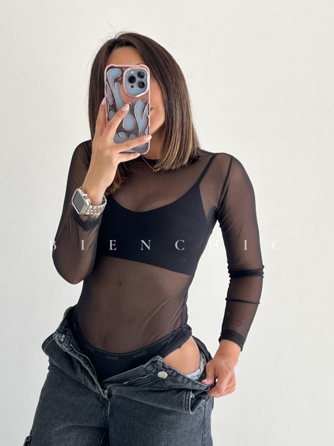 Body Malla Negro JW7