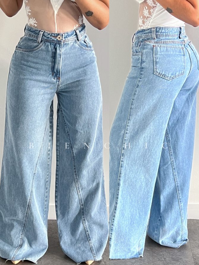 Jeans ruedo suelto Naya