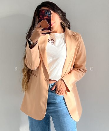 Blazer Beige chaleco Alana