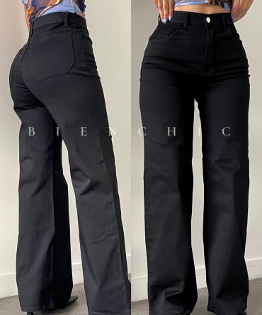 Pant Negro Pierna Ancha Carlota cd7