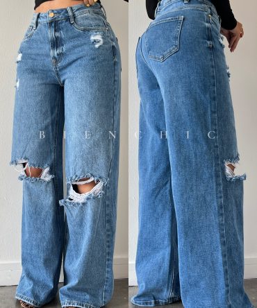 Jeans wide leg lucia