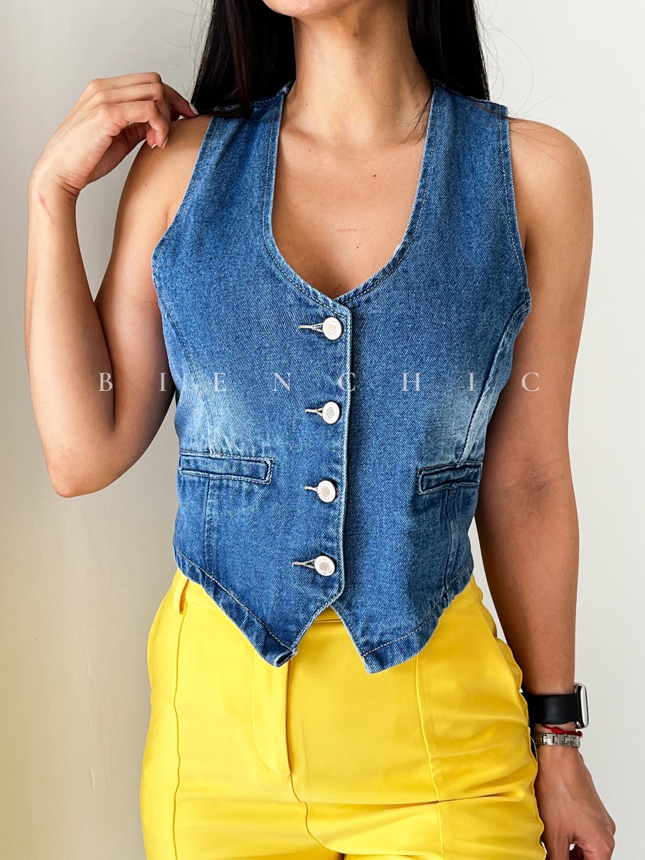 Chaleco Jean Laura