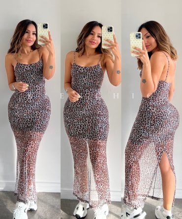 Vestido Animal Print Amanda