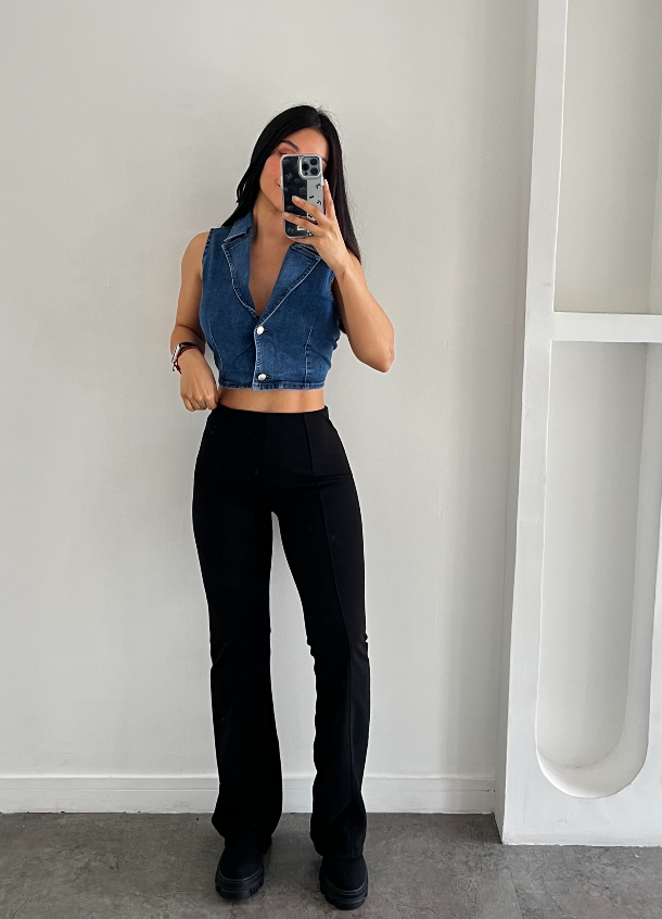 Chaleco Jean Solapa Morgan - Imagen 4