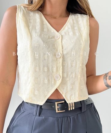 Chaleco Bordado Molly