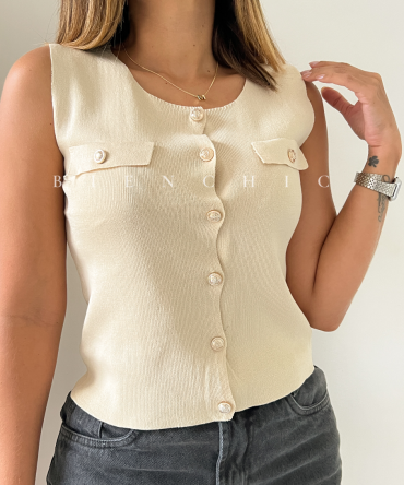 Chaleco Tejido Laura