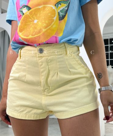 Short Amarillo Fiore