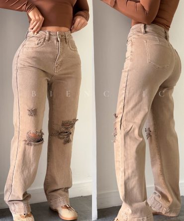Jeans Roto Beige Alexa Brand