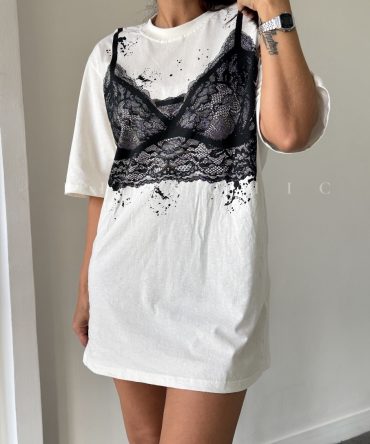 Camiseta Estampada Bralette