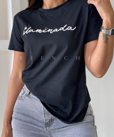 Camisa Iluminada Negra