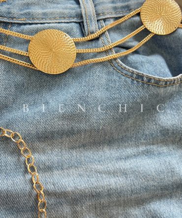 Cinturón Metálico con Circulos Lorena